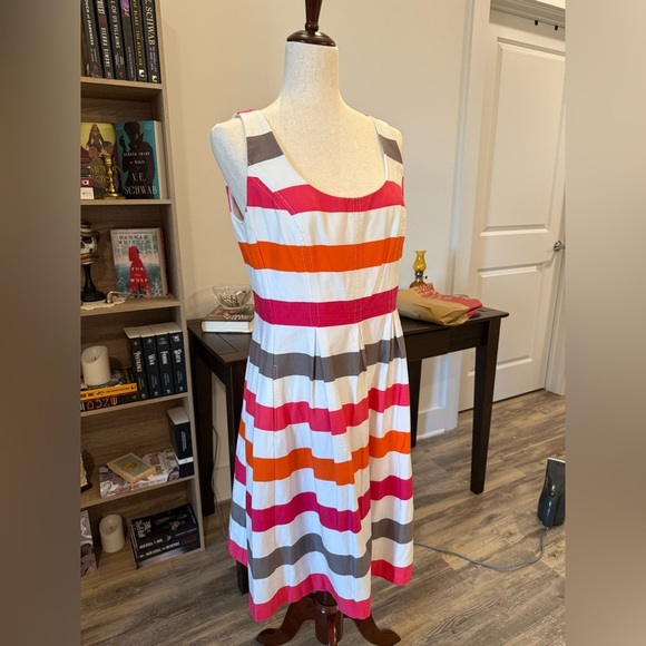 Nine West | Striped Sundress Dress Size 10 with Pockets - Picture 1 of 6
